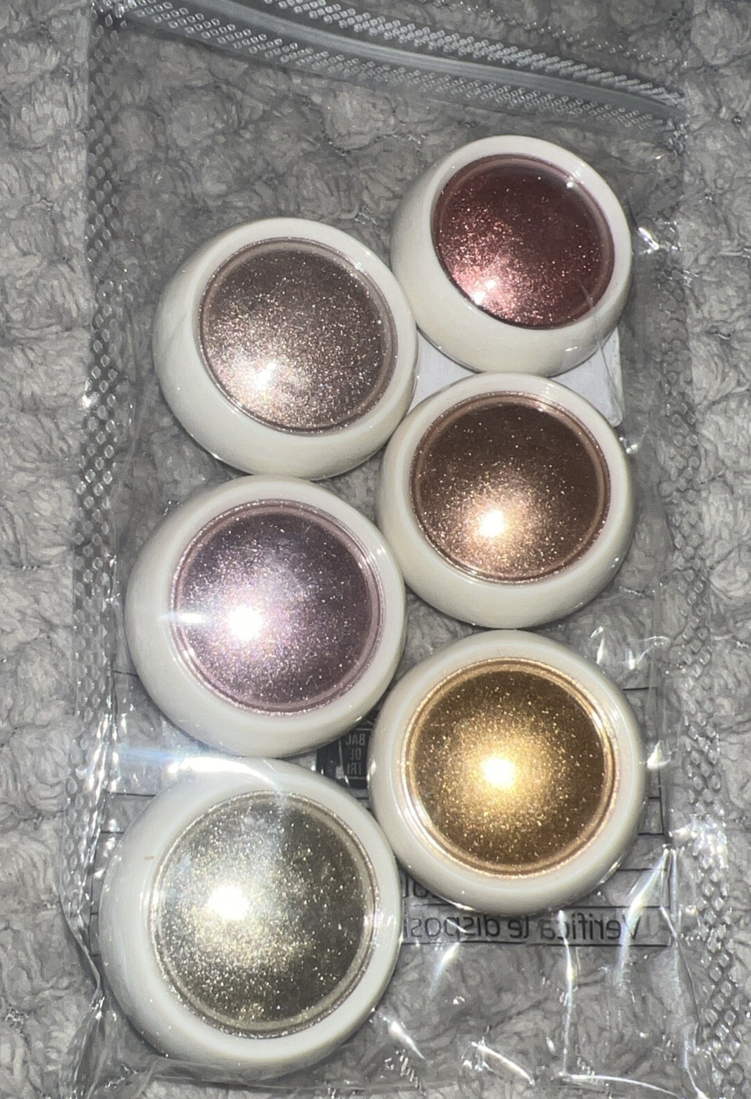 Nail Chrome Powder Set 6 Colors Glitter Fingernail Chrome Shimmer Nail Supplies