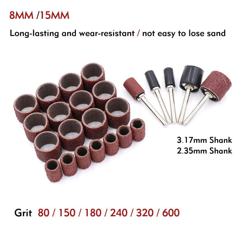 Nail Drill Bits Sanding Bands Replacement Bits For Electric Nail File Drill