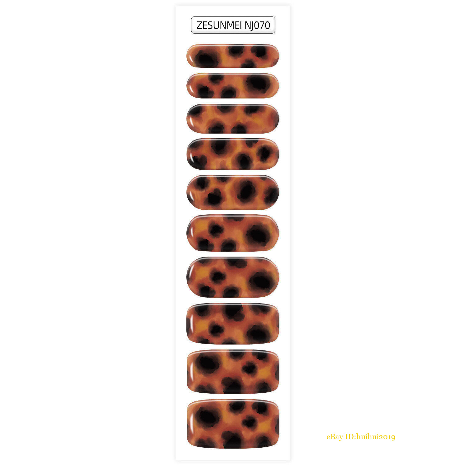 3D Nail Art Stickers Self-Adhesive DIY Wrap Full Cover Bronzing Waterproof Stick