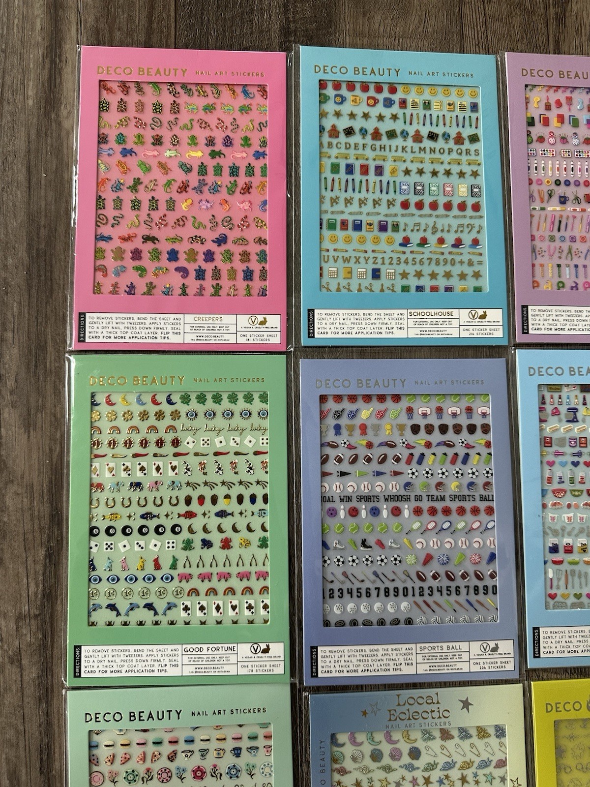 Deco Beauty Nail Art Sticker Lot 54 Sheets New Coquette Miffy Floral Rare SEALED