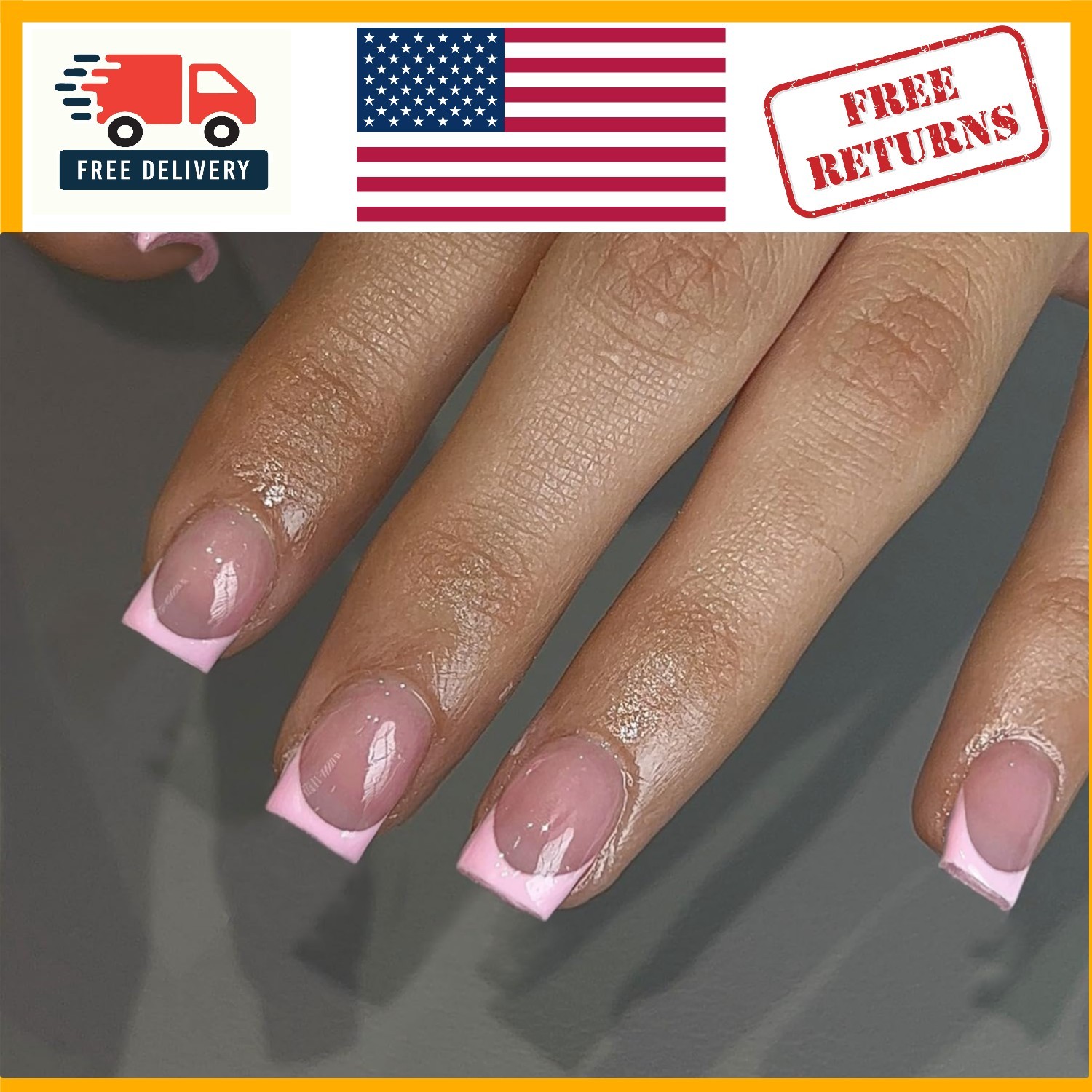 Versatile 30PCS Light Pink French Tip Press On Nails – Perfect for Any Occasion