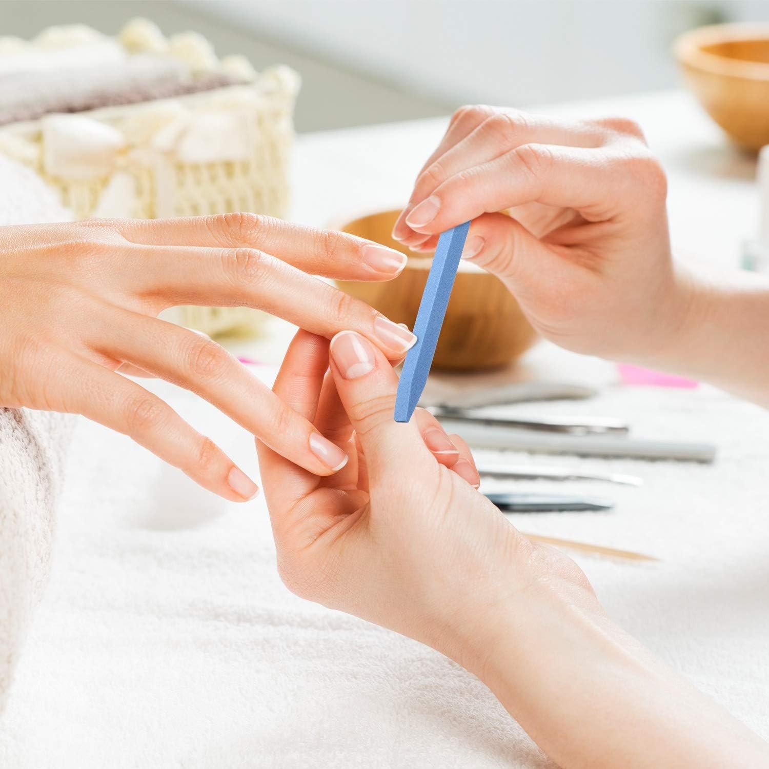 Stone Nail File Pumice Sti for Finrnails Pumice Ro Nail