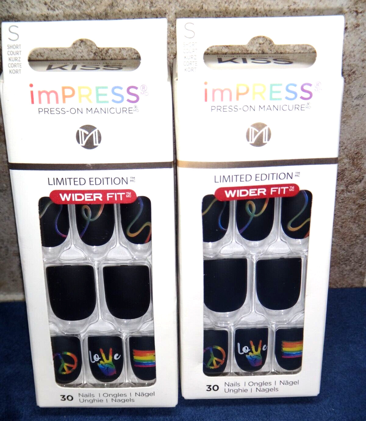 imPRESS Press On Nails – Pride – Limited Edition – Short – Wider Fit (2) BOXES
