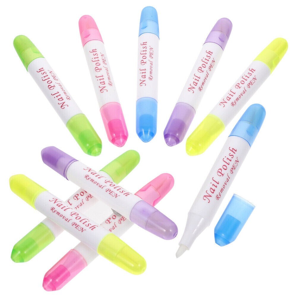 1 PC NAIL POLISH REMOVER Corrector Pen Art Varnish Correction Pens+ 3 Tips FREE