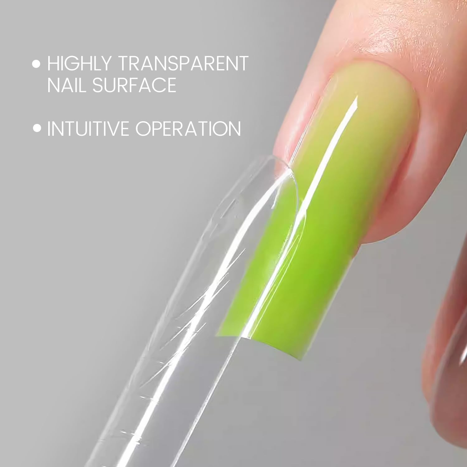240Pcs Dual Forms Long Coffin Nail Molds – Quick Nail Extension, 15 Sizes, No Pa