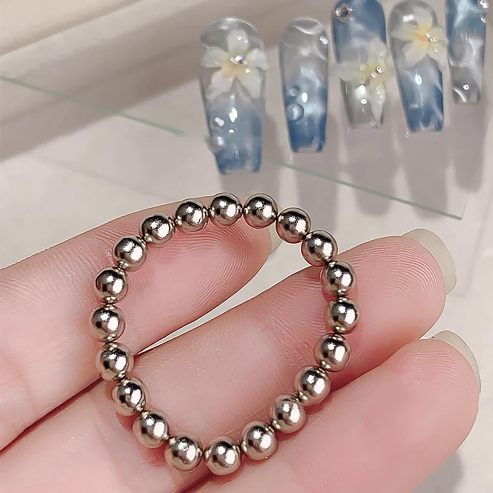 20Pcs/Set Cat Eye Nail Magnet Tools round Magnetic Bead Cat Eye Gel Nail Polish