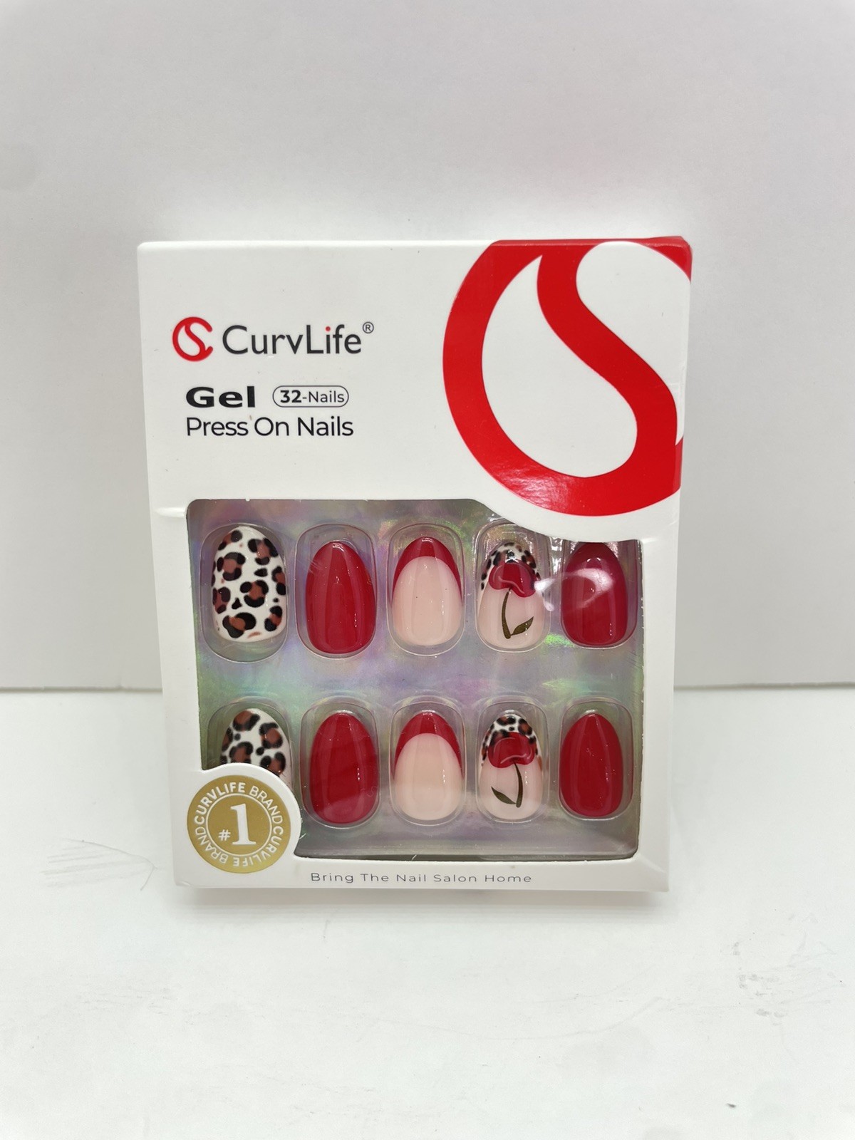 Curvlife Gel Press On 32 Count Nails