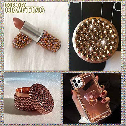 One Pack 2000 Pcs of Flatback Round Rose Gold 27-One Pack of Rose Gold