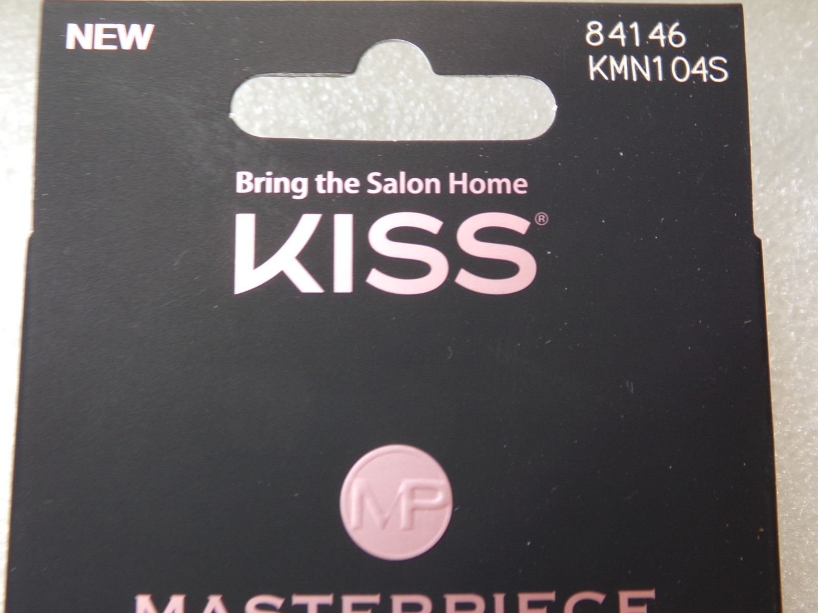KISS Masterpiece NAILS GLUE ON LONG- Shiny & Matte Blue with Gems