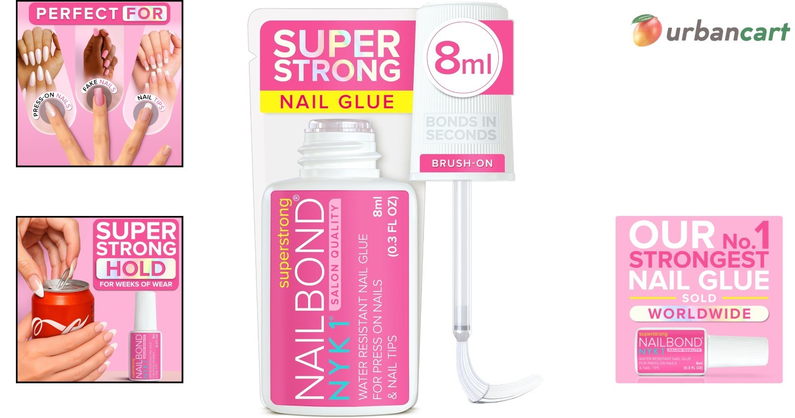 Super Strong Salon Nail Bond – Quick-Dry, Water-Resistant Glue