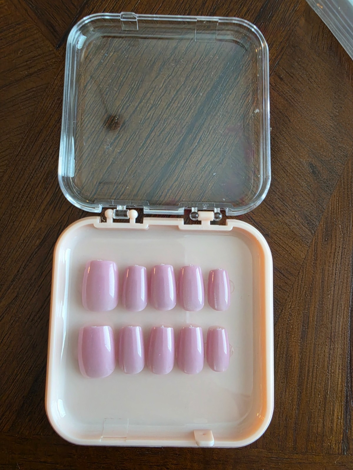 Purple Sky Press-On Nails | Purple plain nails| Medium Coffin | 10-Piece Set