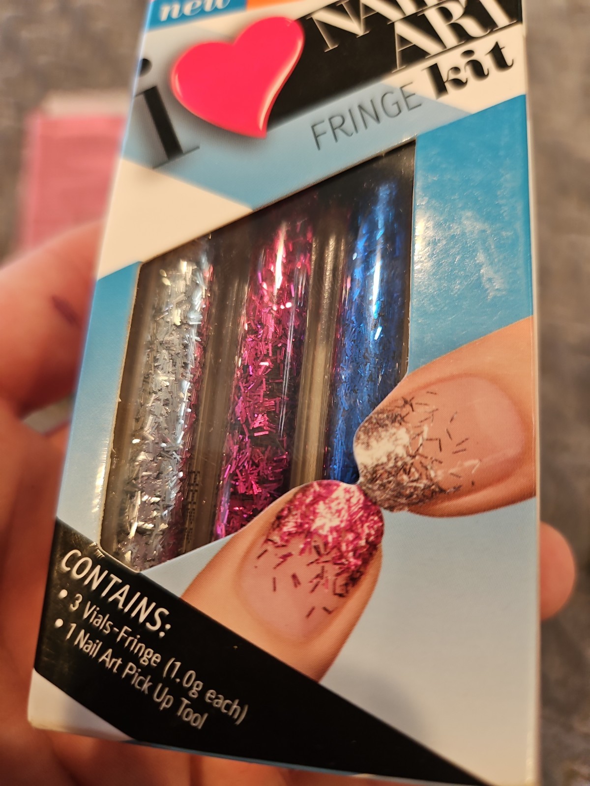 Sally Hansen Nail Art Confetti Kit & Fingers Flirt Nail Art Blue Pen