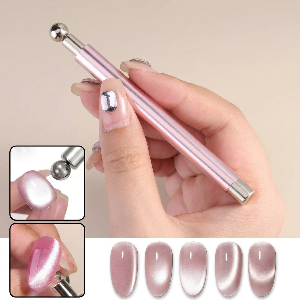 2in1 Nail Magnetic Stick Cat Eye Magnetic Nail Art Tool For Gel Nail Art Design