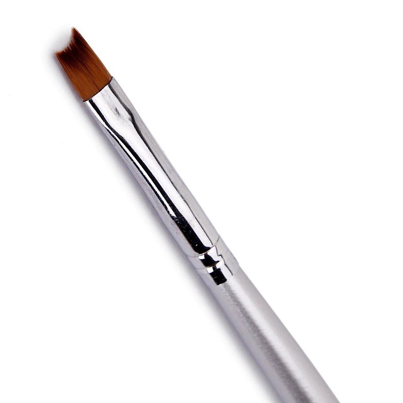 Nail Art Brush Tool Half Moon Shape French Effect Drawing UV Gel Manicure Brush