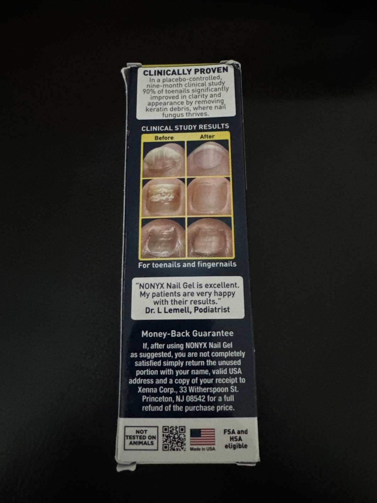 NonyX Nail Gel Treatment. 4oz 6 month supply SU Seller Fungal Nail Clarifying
