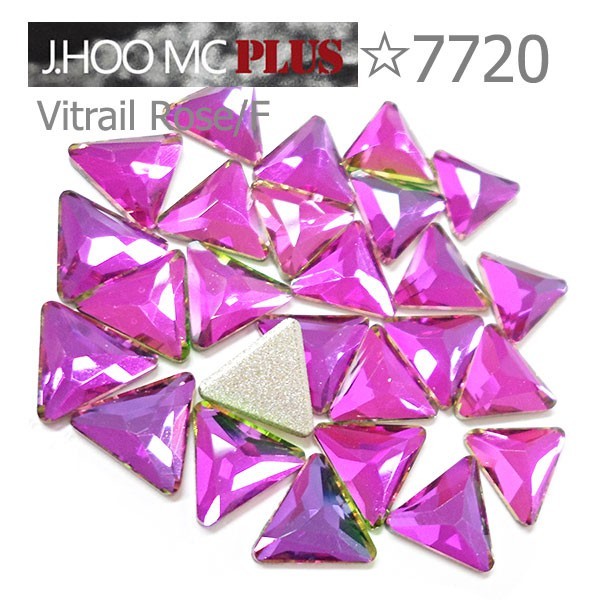 J.HOO Crystal 7720 Cosmic Flat Back Rhinestones 7.5mm Nail Art (10pcs)