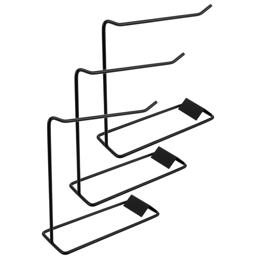 3 Pcs Small Tabletop Display Stand Nails Color Art Rack for Vendors