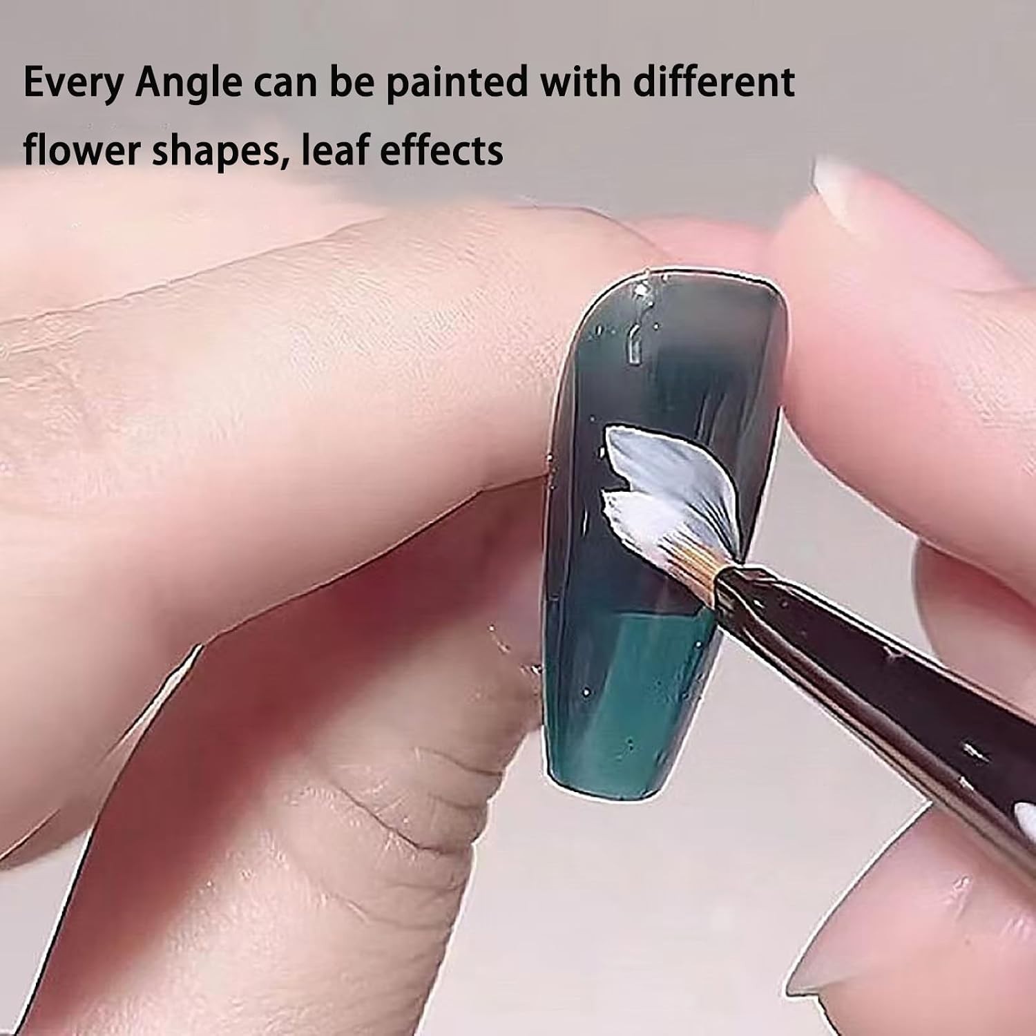 1 PACK Professional Nail Art Detail Brush, Fine Liner for Floral Design, Drawing