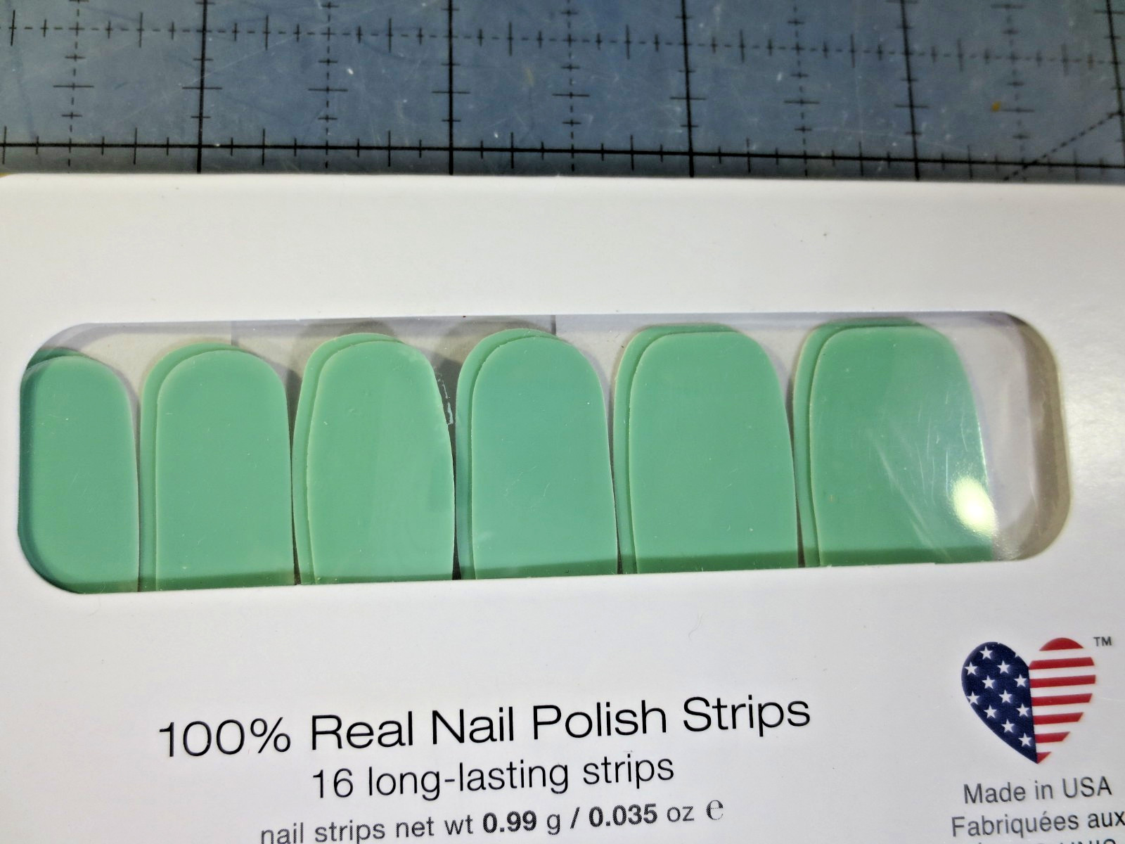 Color Street Nail Polish Strips Oslo and Steady FMC250 Green Solid Pre-Designed