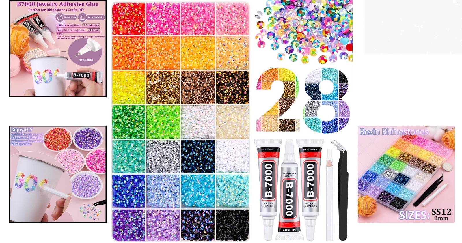 Jelly Rhinestones Bedazzling Kit