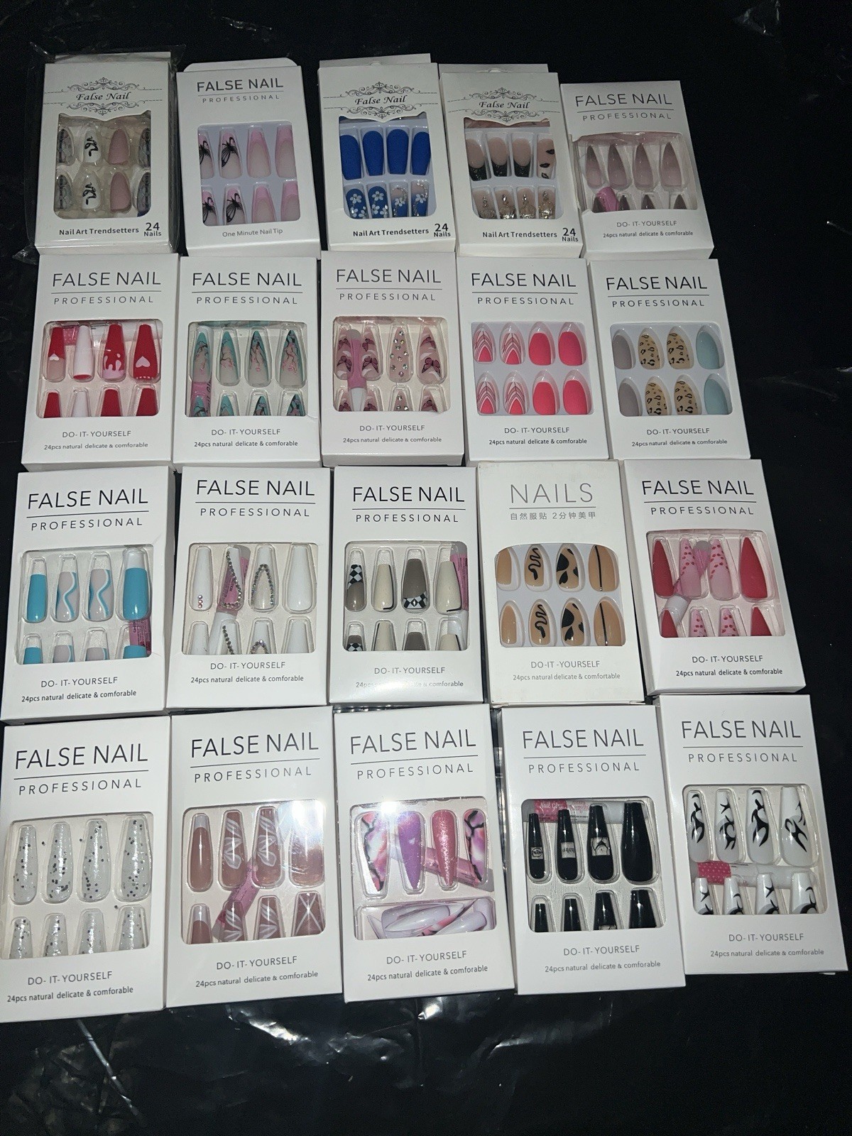 500 PCS Press On Nails Wholesale Bulk Lot Reseller Inventory New