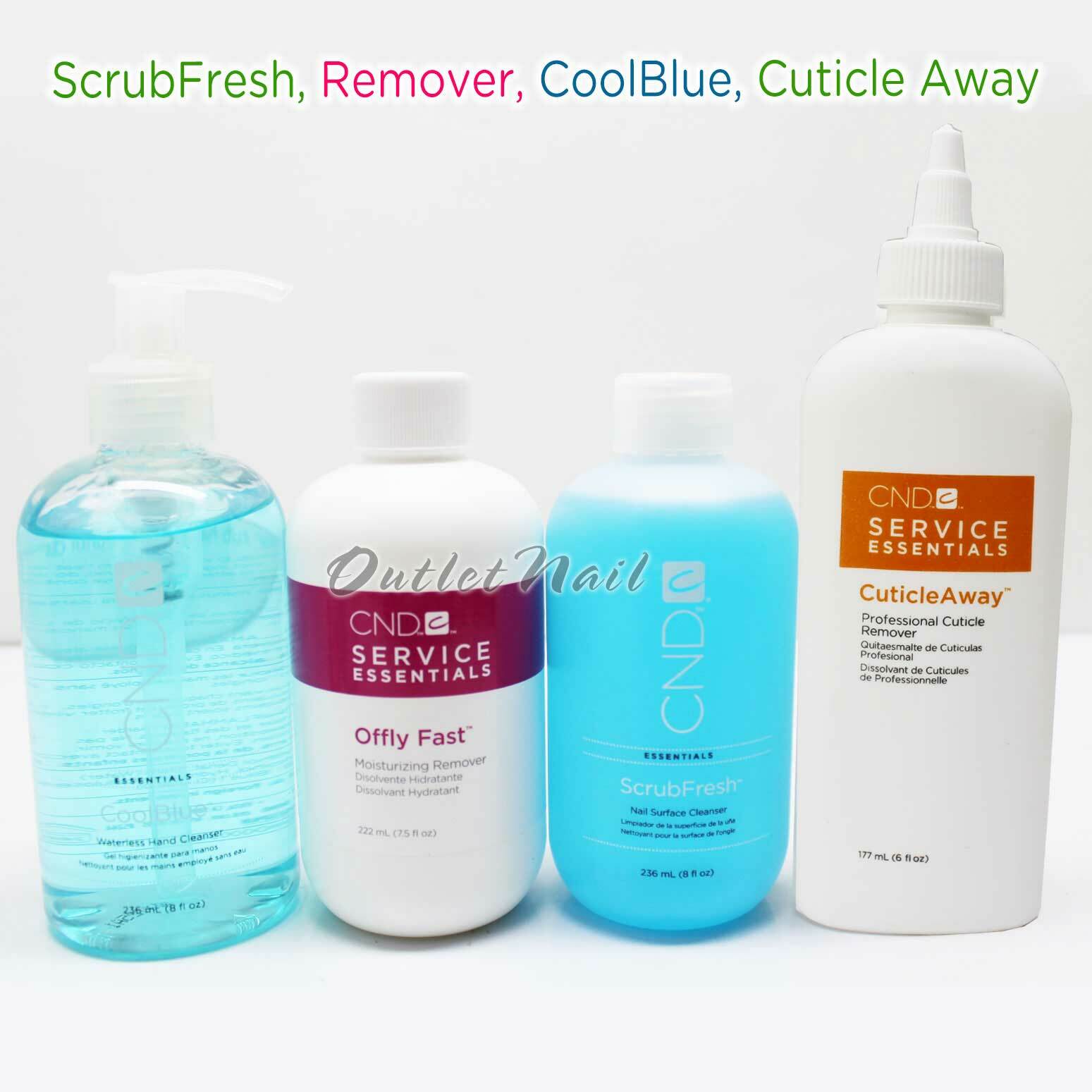 CND ScrubFresh, Nourishing Remover, CoolBlue CuticleAway 7.5 oz ~ 8 oz PICK Any