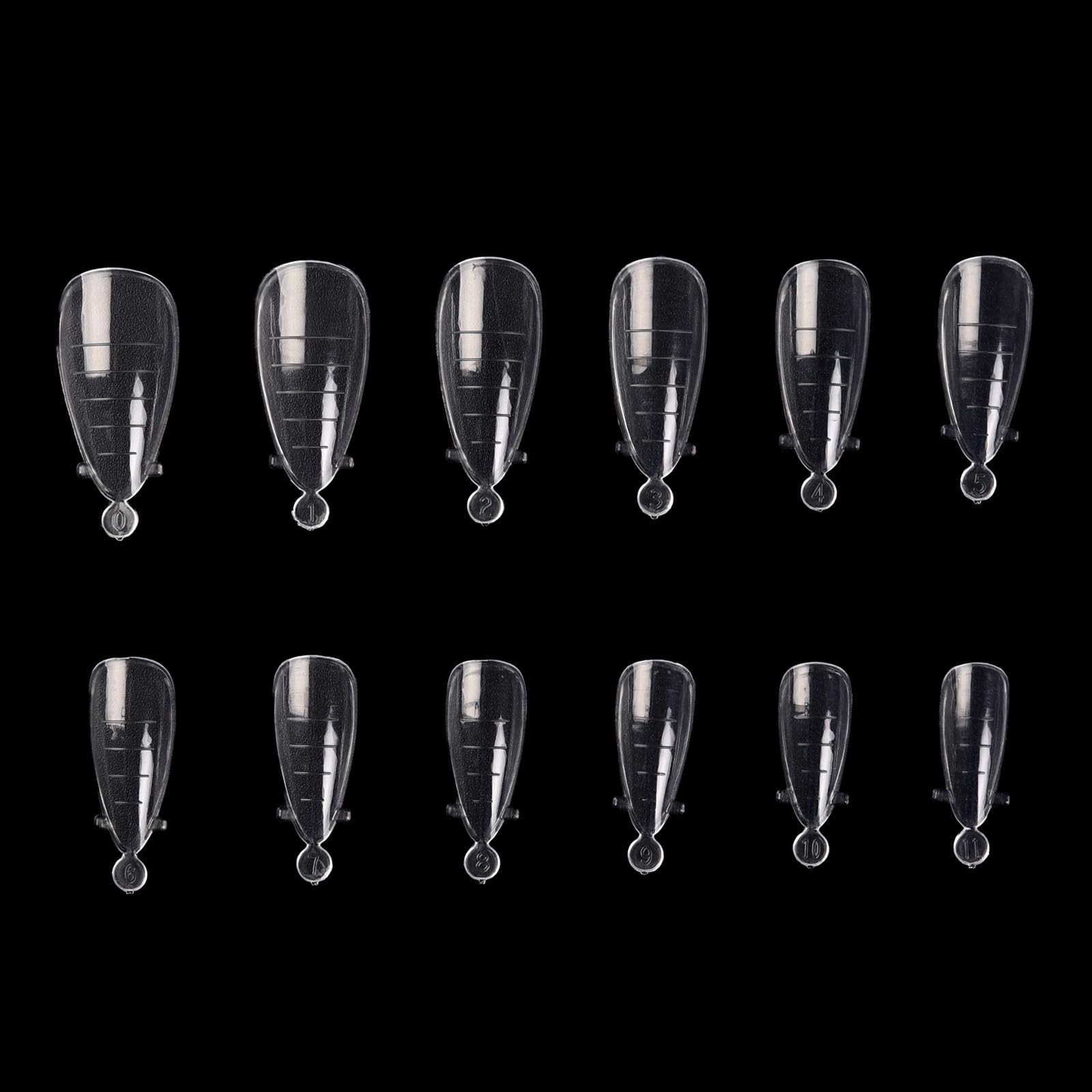 KADS120Pcs Dual Forms Full Cover Nail Tips Upper Arched Extension Mold Acryli…