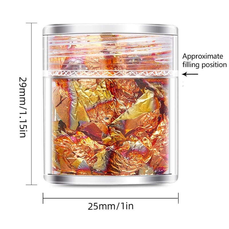 Foil Decorative Paper Gold Flakes for Artistic Projects and Home Decors