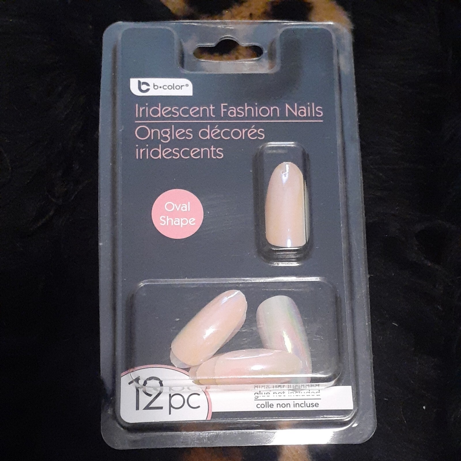 b•color Iridescent Fashion Press-On Nails 12 pc. New