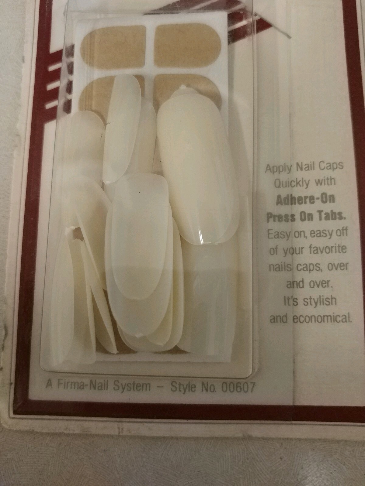 Vintage Nail Set! Firma-Nail! Professional Pack of 20 Natural Regular Length!