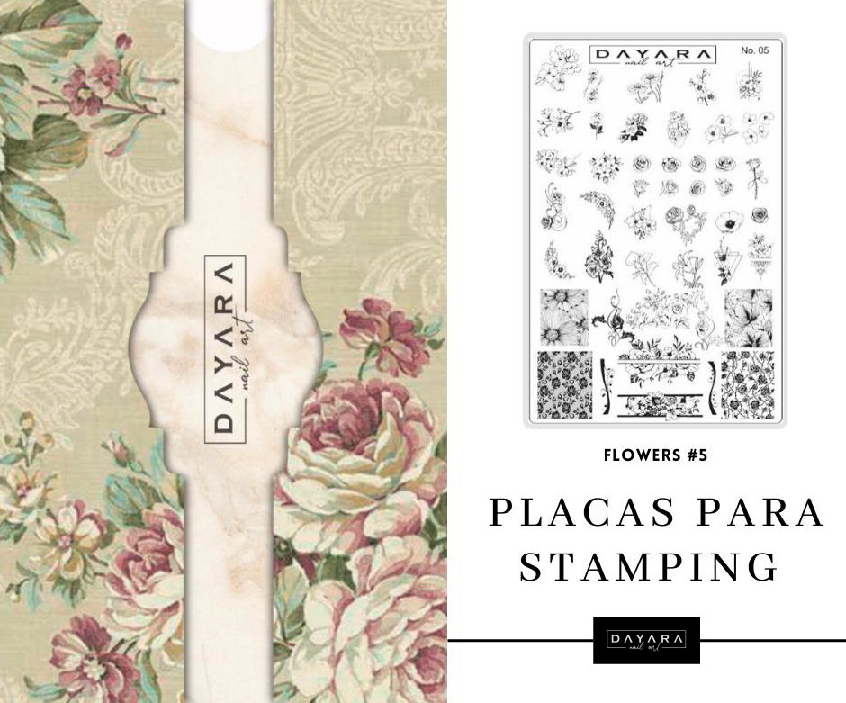 45 Flower designs DAYARA Stamping Plate For Stamped Nail Art Designs Stamp Tool