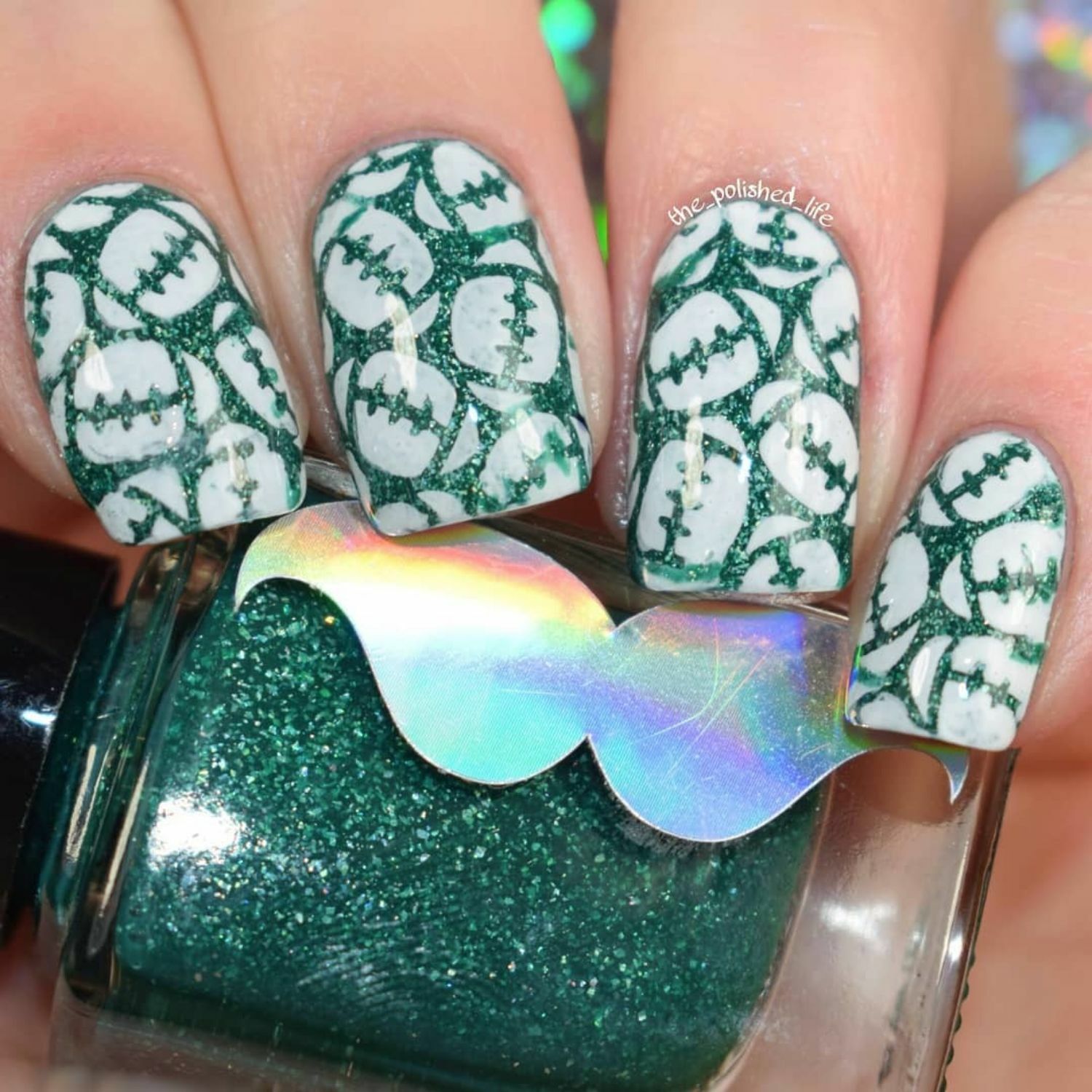 American Football Stencils for Nails, Nail Stickers, Nail Art, Nail Vinyls