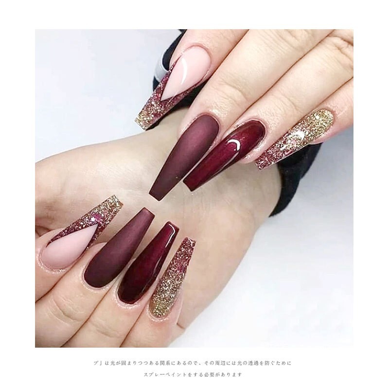 500Pcs Long Coffin Ballerina False Nail Tips Full Cover Fake Nails Natural Color