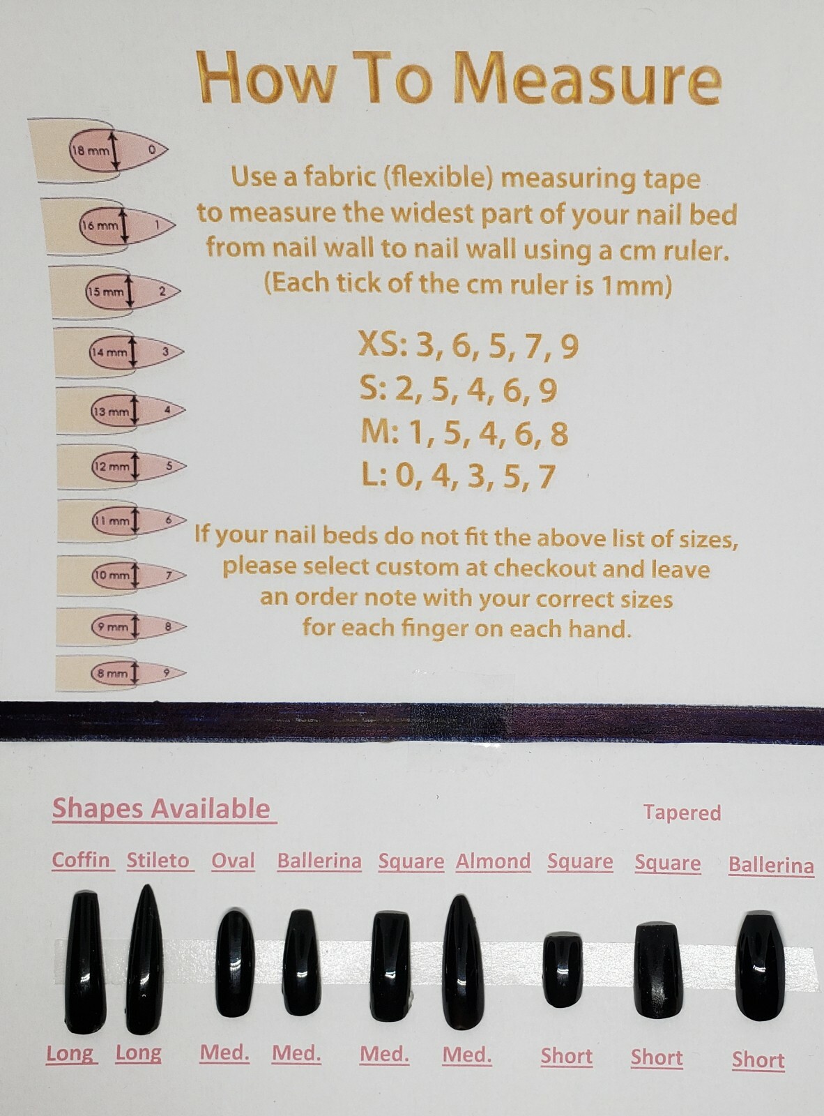 Press on nail💎Modern Bling Cleopatra💎Half French Square medium length