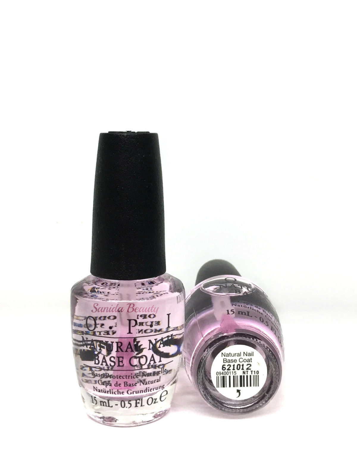 OPI Nail Lacquer DUO 0.5oz/15ml- NTT10 Base Coat and NTT30 Top Coat Natural Nail