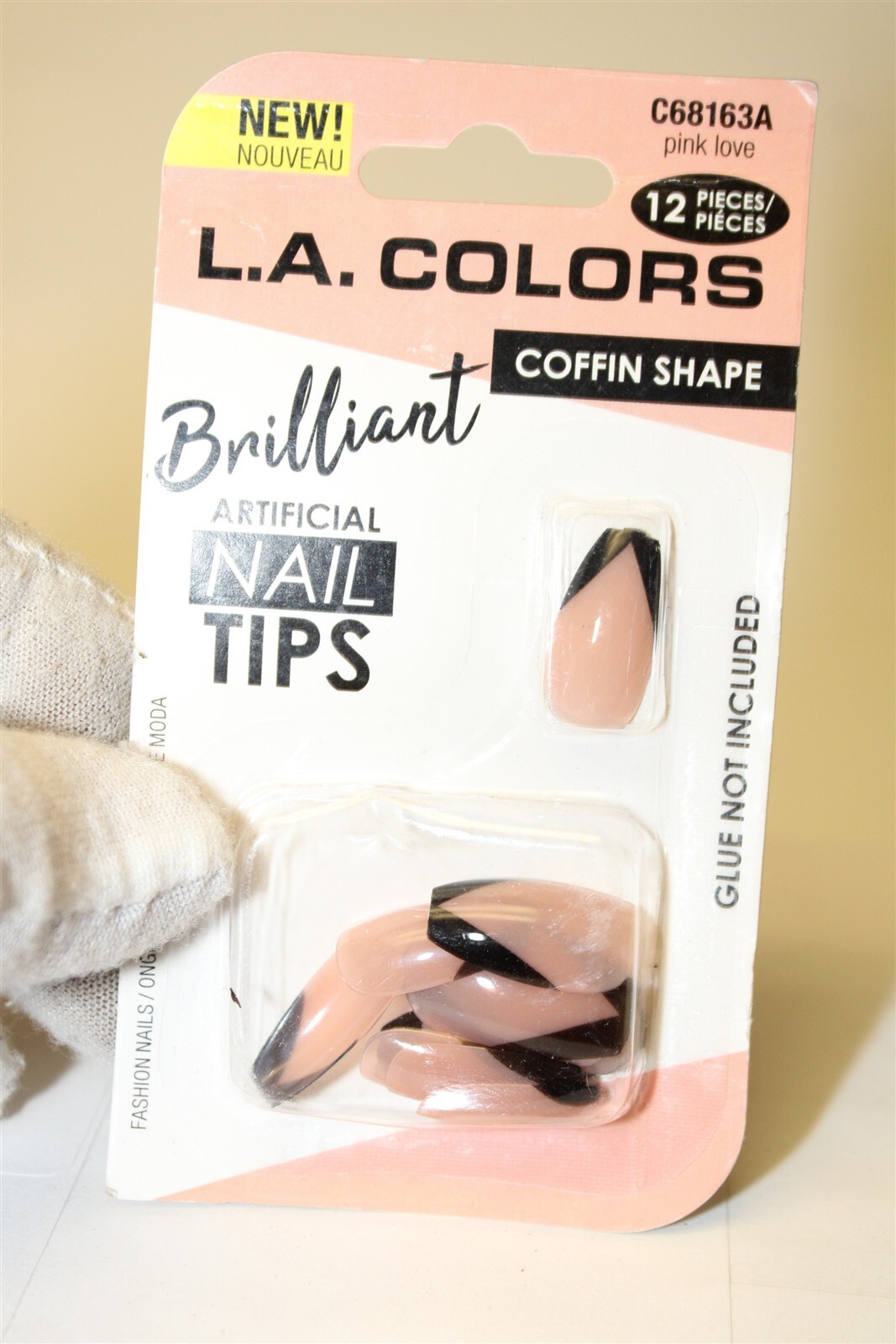 L.A. Colors / b-color NEW Assorted Colors Nail Tips Lot X 17 Includes Tattoos