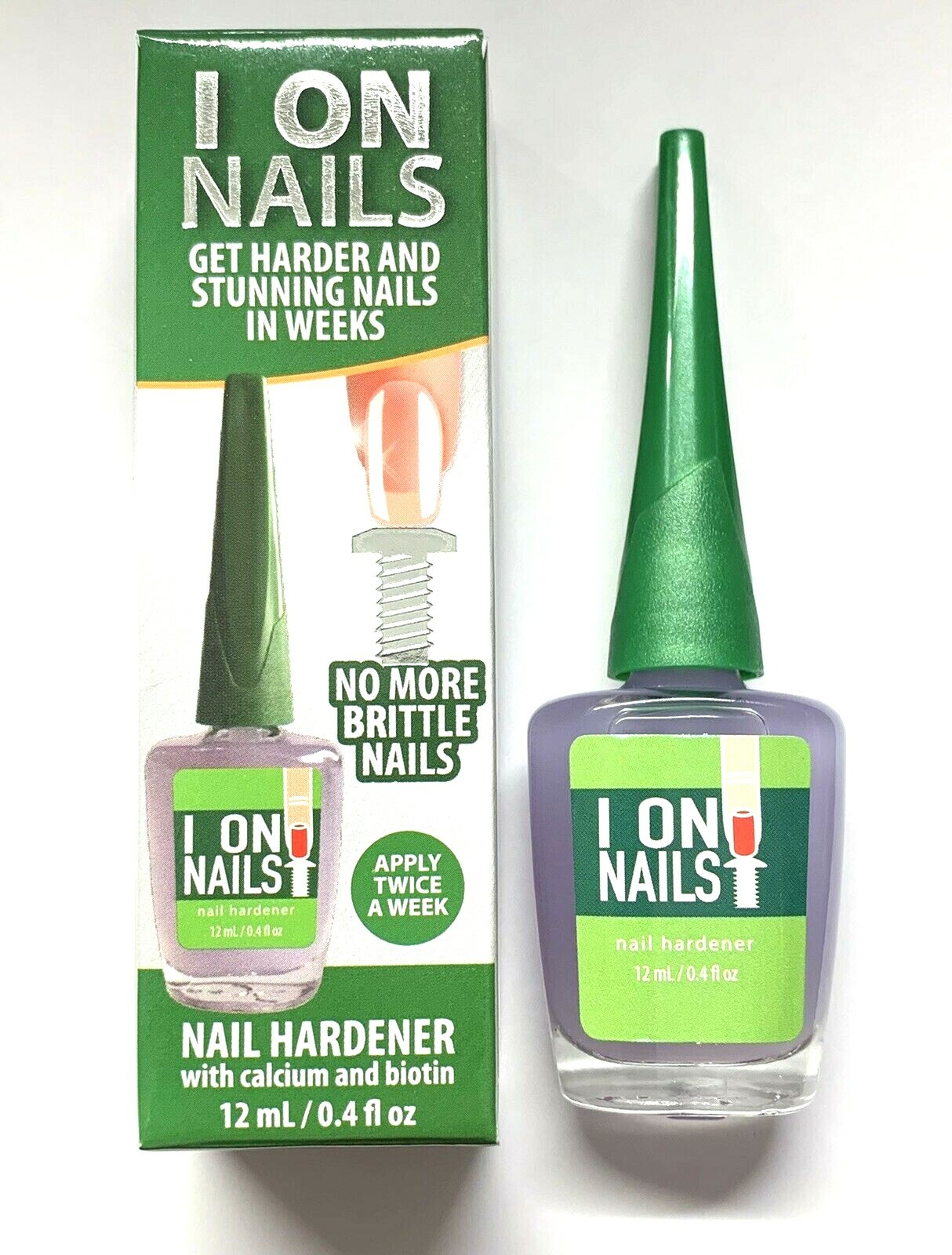 I ON NAILS get harder and stunning nails in week ( Nueva Uñas de Hierro ) 12ml
