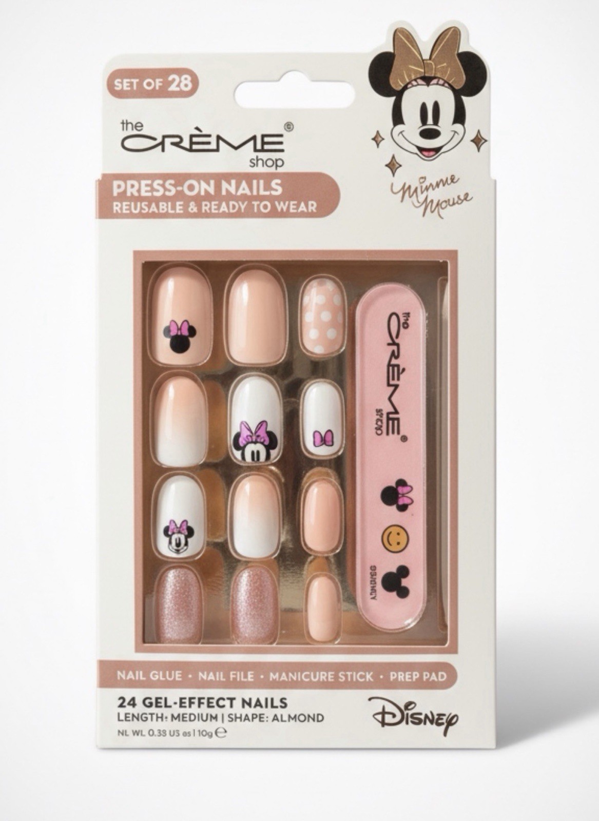 The Crème Shop Press On Nails Minnie Mouse