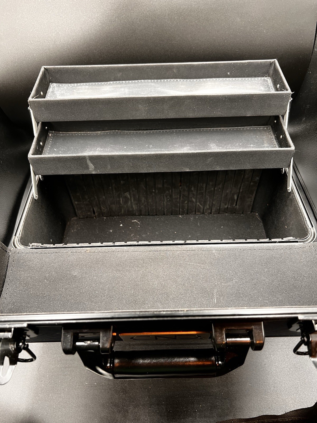 CND Nail Tech./Make Up Artist Black Hard Shell Supply Case-See desc.
