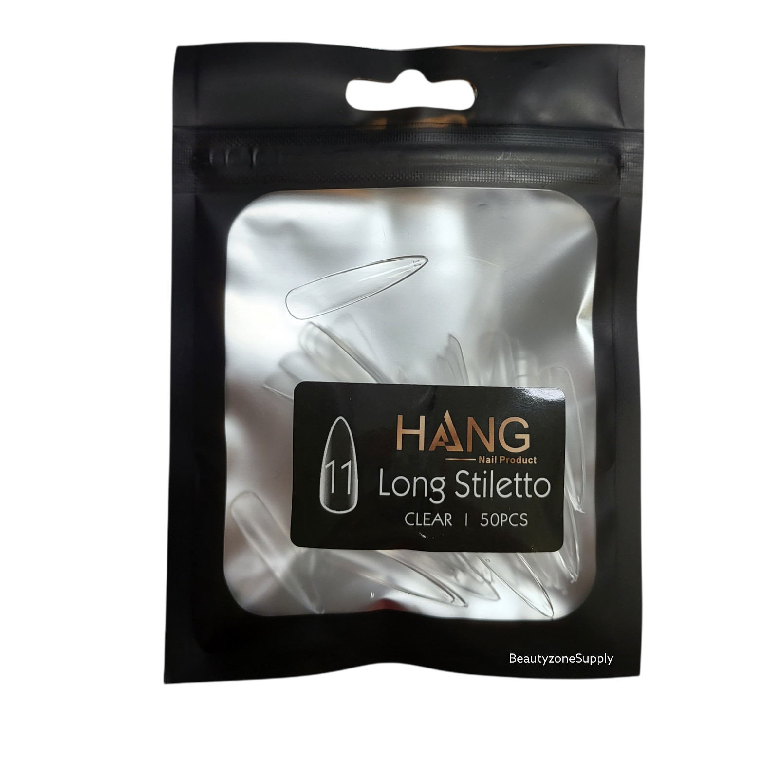 Hang Tip Refill Bag Stiletto Long 50ct (Size #0-11)