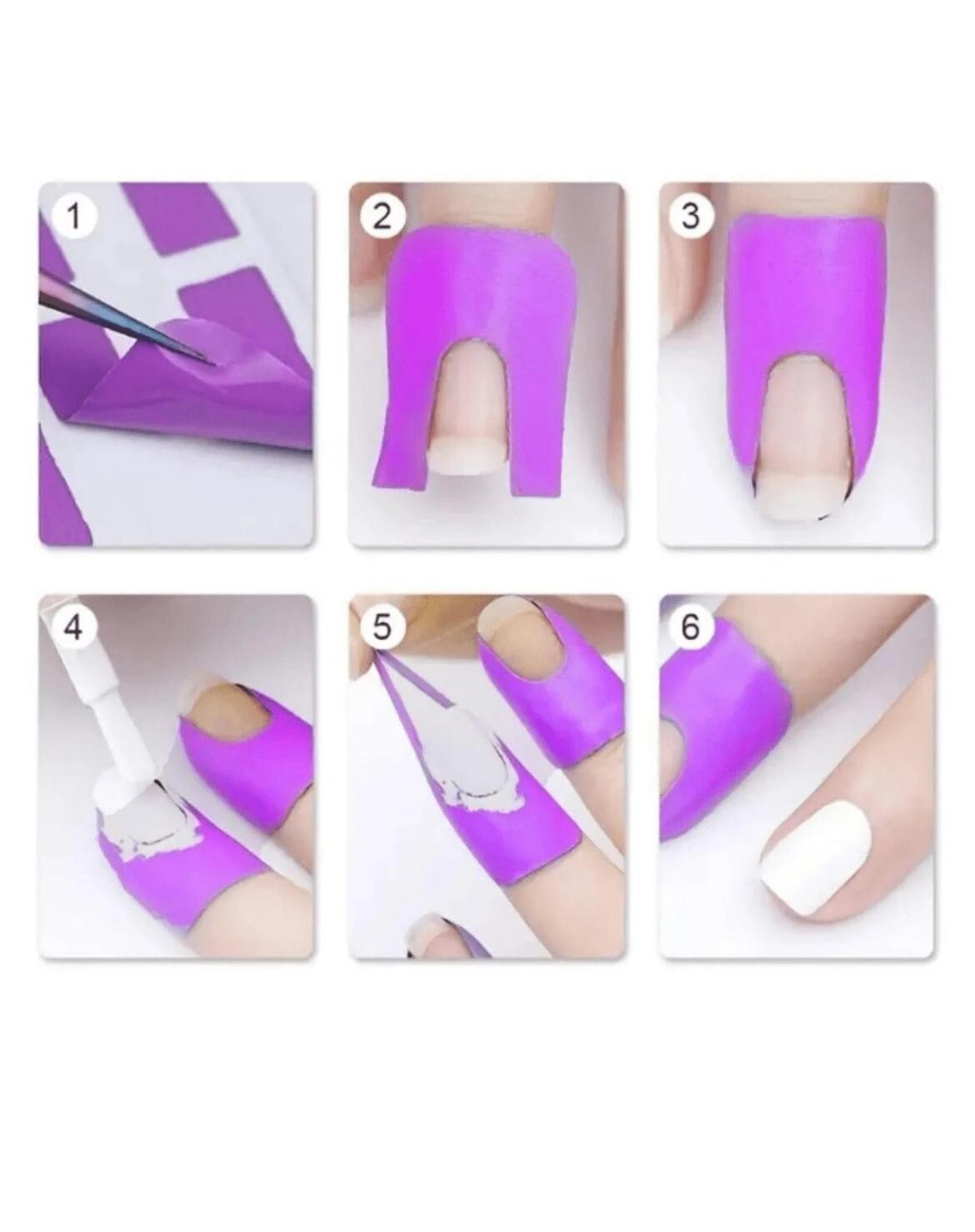 Nail Peel Off Latex Cuticle Tape sheets Palisade Manicure polish Skin Protector