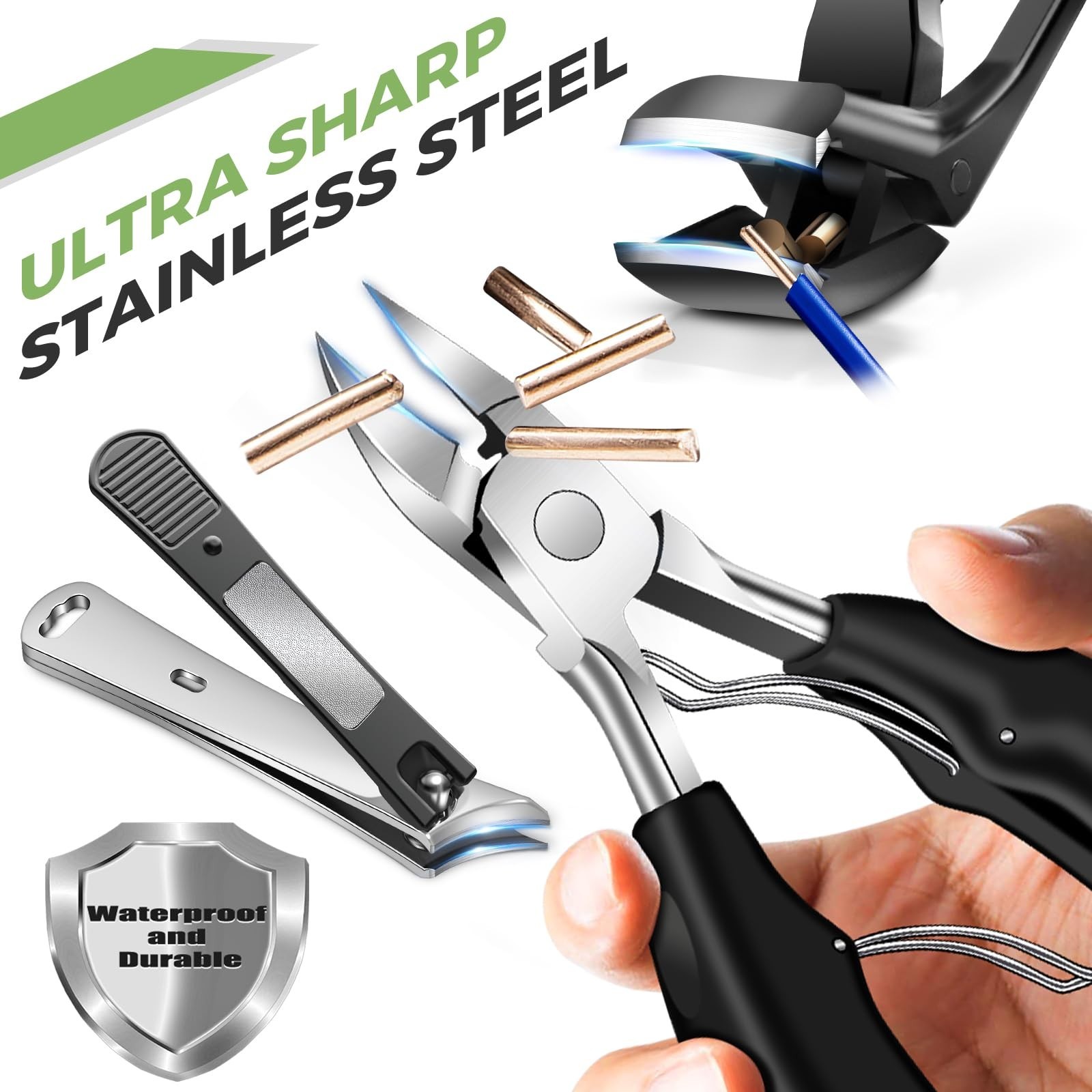 2026 Toenail Clippers for Seniors Thick Toenails, Angled Head Large Toe Nail …