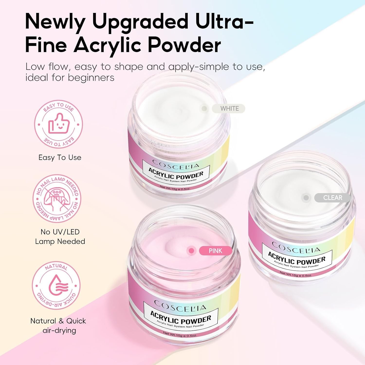 Complete Acrylic Nail Kit with U V Light and Drill