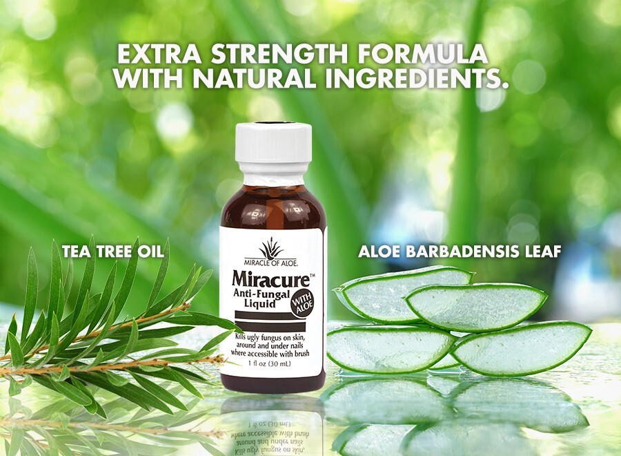 Miracure Anti-Fungal Treatment 1 ounce bottle with 10 Toe Separators and Brush