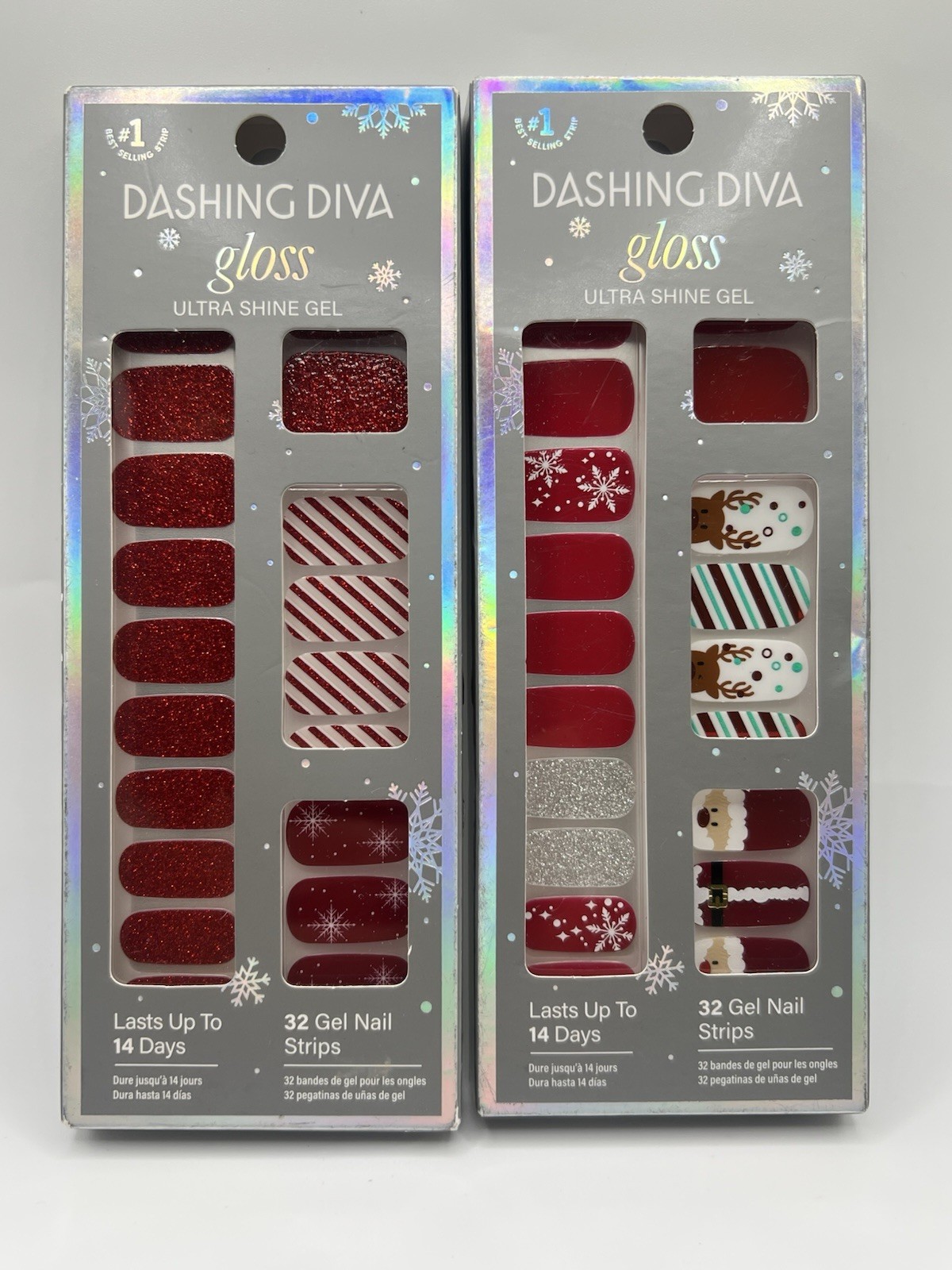 Dashing Diva Gloss Ultra Shine Gel 2-Pack Christmas