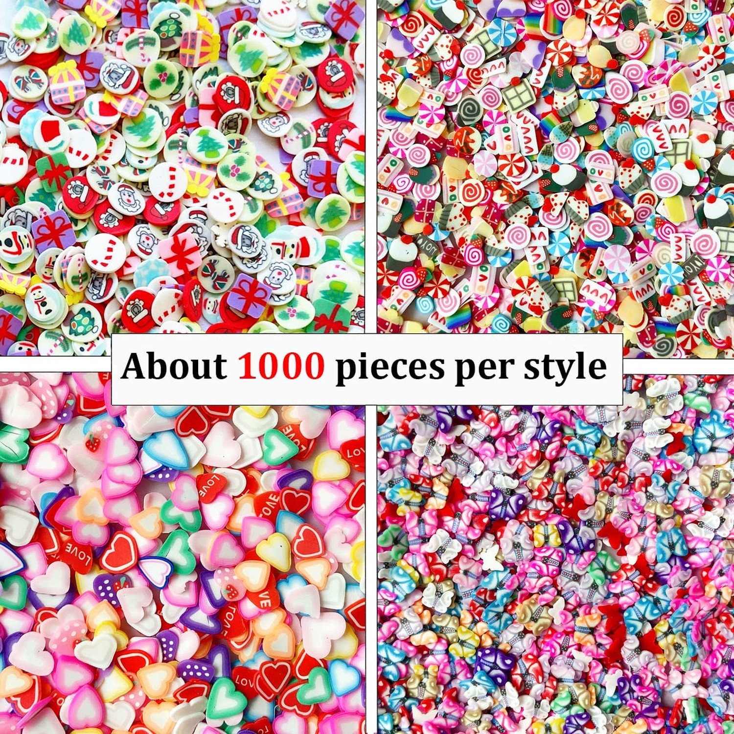 10000 PCS Nail Art Slices Fruits Slice Polyme Slices for Nail Art and Cellpho…