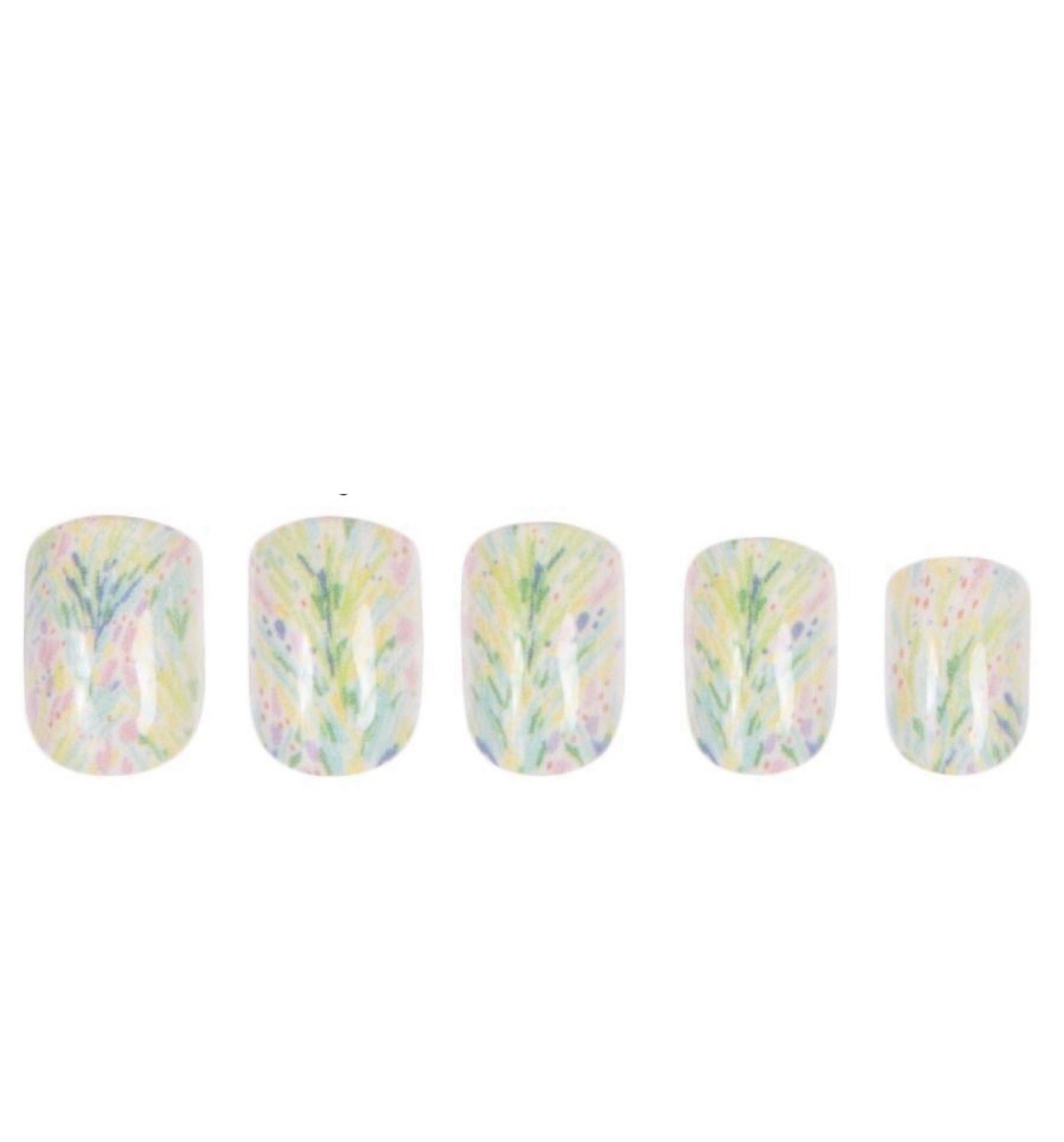 Red Aspen Nail Dashes Haleigh Loves To Draw Short Square Muti Color Designs B6n