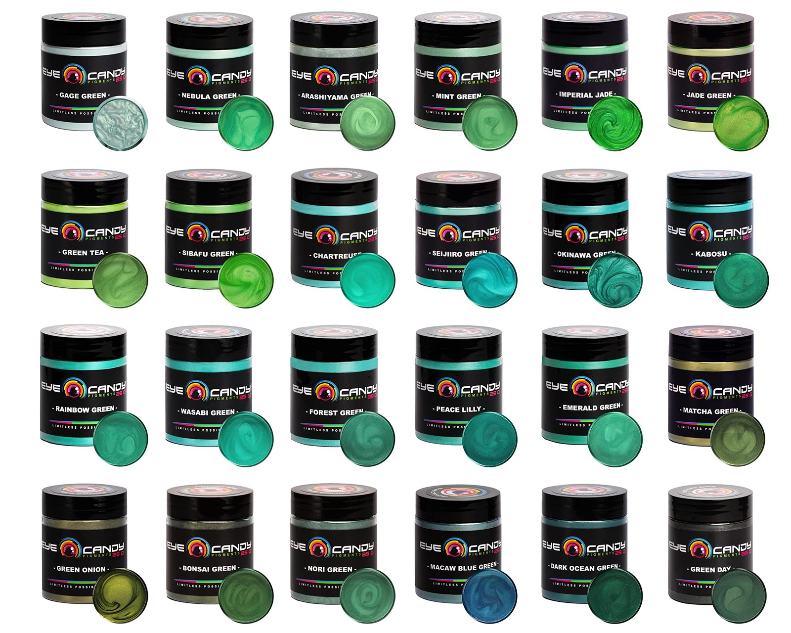 Eye Candy Pigments Premium Green Mica Powder – Forest Green (50gr) – for Epox…