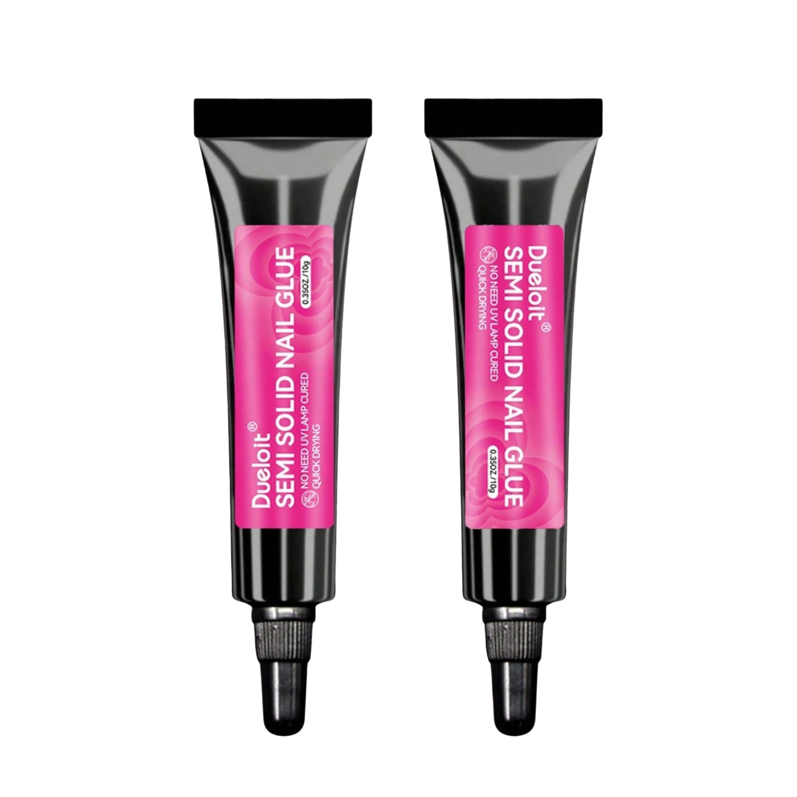 2PCS Newly Upgraded Quick Drying 10g Semi Solid Nail Glue For Press On Nails Tip
