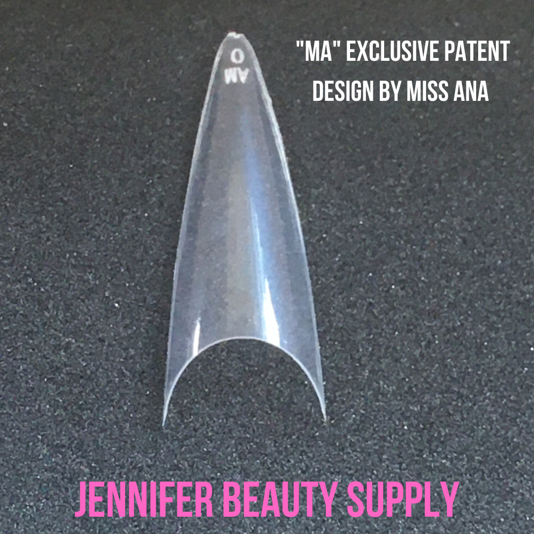 500 PCS STILETTO FRENCH FALSE FAKE ACRYLIC NAIL TIPS COFFIN NAILS LONG